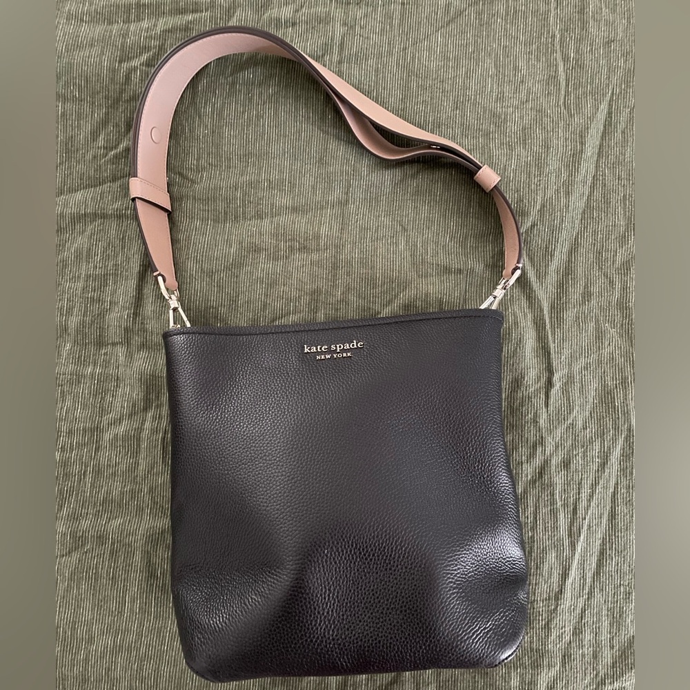 Kate Spade Leather Bucket Bag / Purse - Black NWT - Picture 8 of 12